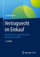 Vertragsrecht Im Einkauf: Erfolgsfaktor Im Supply Chain Risk Management (Scrm) 3658032480 Book Cover