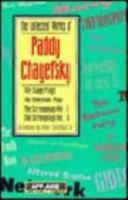 The Collected Works of Paddy Chayefsky Boxed Set Paprback 1557831955 Book Cover