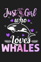 Just A Girl Who Loves Whales: Whale Gifts For Women - Lined Paperback Notebook Journal With Planner To Write In 1692704672 Book Cover