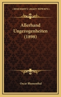 Allerhand Ungezogenheiten (1898) 3743694964 Book Cover