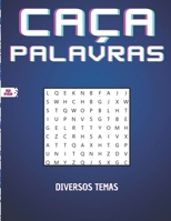 Livro Caça-Palavras Diversos Temas.: Nível Médio (Portuguese Edition) B0CJXHVM51 Book Cover