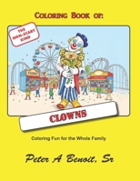 A Coloring Book of Clowns: The Non-scary Kind B08P3STT2K Book Cover