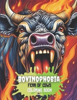 Bovinophobia: Fear of Cows (Adult Anxiety Coloring Book): Udder Fear: Mad Cow Stampede B0CFZ7HPT9 Book Cover