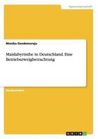 Maislabyrinthe in Deutschland. Eine Betriebszweigbetrachtung 3668115400 Book Cover