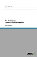 Das Partizipative Produktivitätsmanagement 3640630874 Book Cover