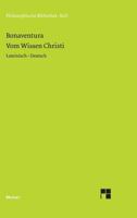 Vom Wissen Christi. 3787312854 Book Cover