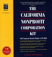 The California Nonprofit Corporation Kit 141330365X Book Cover