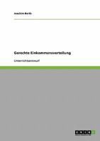 Gerechte Einkommensverteilung 3638653226 Book Cover