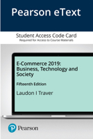 Pearson Etext E-Commerce 2019: Business, Technology and Society -- Access Card 0135790891 Book Cover