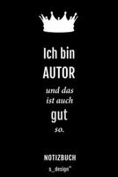 Notizbuch f�r Autoren / Autor / Autorin: Originelle Geschenk-Idee [120 Seiten kariertes blanko Papier] 1695313704 Book Cover