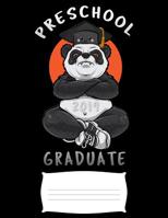 preschool 2019: Funny graduate angry panda college ruled composition notebook for graduation / back to school 8.5x11 1098898133 Book Cover