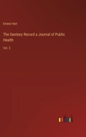 The Sanitary Record a Journal of Public Health: Vol. 2 338525065X Book Cover