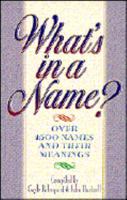 What's in a Name? 0934400067 Book Cover
