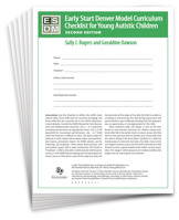 Early Start Denver Model Curriculum Checklist for Infants and Young Autistic Children 1462559204 Book Cover