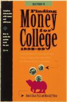 Bears' Guide to Finding Money for College 1998-1999 (Serial) 0898159334 Book Cover