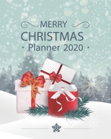 2020 Planner: Christmas Daily Weekly Monthly Planner Yearly Agenda Snowing Merry Christmas  8 x 10’’ | 160 pages for Academic Agenda Schedule ... Planning and Organizing Your Home or Office 1712272209 Book Cover