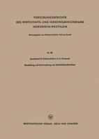Herstellung Und Untersuchung Von Steinkohlenschwelteer 3663036804 Book Cover