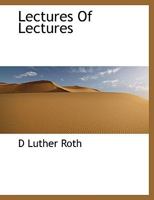 Lectures Of Lectures 1010070339 Book Cover