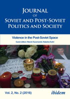 Journal of Soviet and Post-Soviet Politics and Society: 2016/2: Violence in the Post-Soviet Space 3838209486 Book Cover