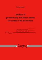 Analysis of geometrically non-linear models for contact with dry Friction 3832520058 Book Cover