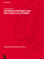 Untersuchungen Zur Gattung Callipteris 3112782984 Book Cover