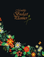 Monthly Budget Planner: Detailed Bill Organizer Book with Weekly Calendar and Expenses Tracker for 2 years (NO POCKETS, large & softback; from our Floral Wreath range) 1700074229 Book Cover