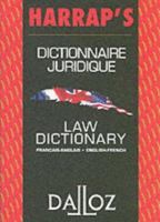 Harrap's Dalloz French English Law Dictionary (Harrap Dalloz) 0245607439 Book Cover