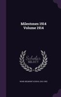 Milestones 1914 Volume 1914 1179271785 Book Cover