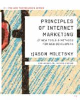 Principles of Internet Marketing (Web Technologies) 1423903196 Book Cover