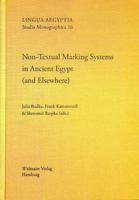 Non-Textual Marking Systems in Ancient Egypt (and Elsewhere) 3943955168 Book Cover