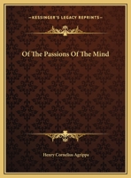 Of The Passions Of The Mind 1417993057 Book Cover