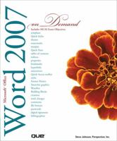 Microsoft Office Word 2007 on Demand 0789736446 Book Cover