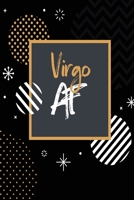 Virgo AF: 120 Page Dot-Grid Notebook 168829676X Book Cover