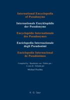 International Encyclopedia of Pseudonyms: Part I: Real Names: Vol. 2: Bradel - DÃaz y RodrÃguez 3598249624 Book Cover