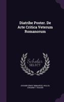 Diatribe Poster. De Arte Critica Veterum Romanorum... 1276892675 Book Cover