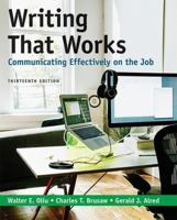 Writing That Works: Communicating Effectively on the Job 131901948X Book Cover