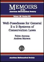 Well-Posedness for General 2 X 2 Systems of Conservation Laws 0821834355 Book Cover