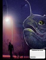 Purple Sea Monster on Land Composition Notebook College Ruled 200 Pages / 100 Sheets, 9-3/4" x 7-1/2" 1978011008 Book Cover