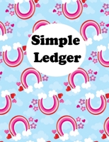 Simple Ledger: Cash Book Accounts Bookkeeping Simple Income Expense | Book Accounting Ledger Book Simple for Bookkeeping Journal for Small Business ... and Expenses | Simple Cash Book Easy Accounts 1658573196 Book Cover
