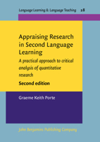 Appraising Research in Second Language Learning: A Practical Approach to Critical Analysis of Quantitative Research (Language Learning & Language Teaching) 9027219958 Book Cover