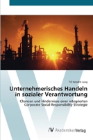 Unternehmerisches Handeln in sozialer Verantwortung 3639406273 Book Cover