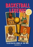 Basketball Legends: Illustrated Icons of the NBA (Extended version): From Air Jordan to The Joker — 60 iconic players reimagined through nickname and story (Spanish Edition) B0F7RV48Y4 Book Cover