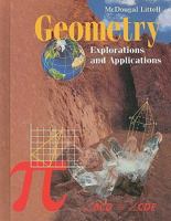 Geometry : Explorations and Applications 0395722853 Book Cover