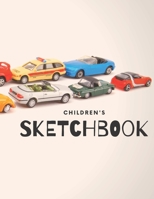 Children's Sketchbook & Notepad book: 8.5x11, 100 pages, fun for kids, inspire, draw, create art, robots, planes, cars, trains theme 1679134558 Book Cover
