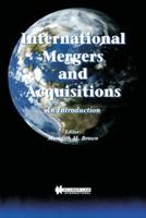 International Mergers and Acquisitions 9041197338 Book Cover