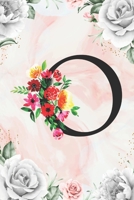 O: Cute Initial Monogram Letter A Gratitude and Daily Reflection Journal For Mindfulness and Productivity A 120 Day Daily Gratitude Journal with Marble Pattern with White Flower Framed Print 1661122345 Book Cover