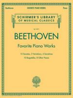 Beethoven: Favorite Piano Works 1423431294 Book Cover