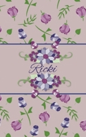 Ricki: Small Personalized Journal for Women and Girls 1704297540 Book Cover