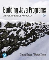 Building Java Programs: A Back to Basics Approach 0133360903 Book Cover
