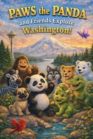 Paws the Panda and Friends: Explore Washington B0GJ54TM9L Book Cover